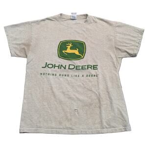 Y2K John Deere Tractor T shirt